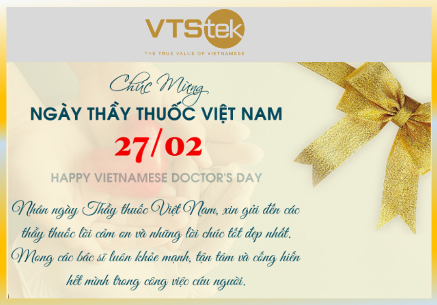 Chúc mừng Ngày Thầy thuốc Việt Nam 27/02/2023