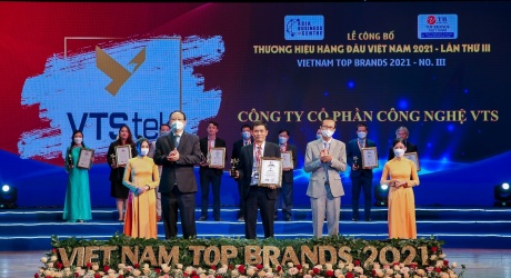 VTStek vinh dự nhận giải thưởng top 10 Thương hiệu hàng đầu Việt Nam 2021