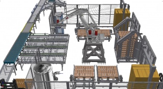 Hệ thống Robot Palletizer